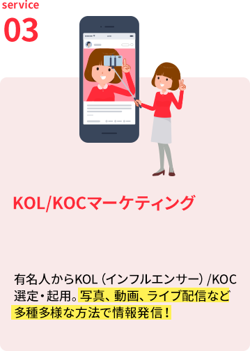 KOL/KOCのマーケティング
