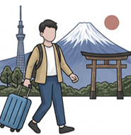 ビザ発給時 チラシのサンプリング