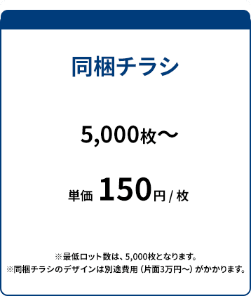 同梱チラシ