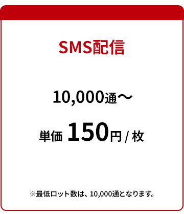 SMS配信