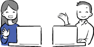 ビザ発給時 チラシのサンプリング
