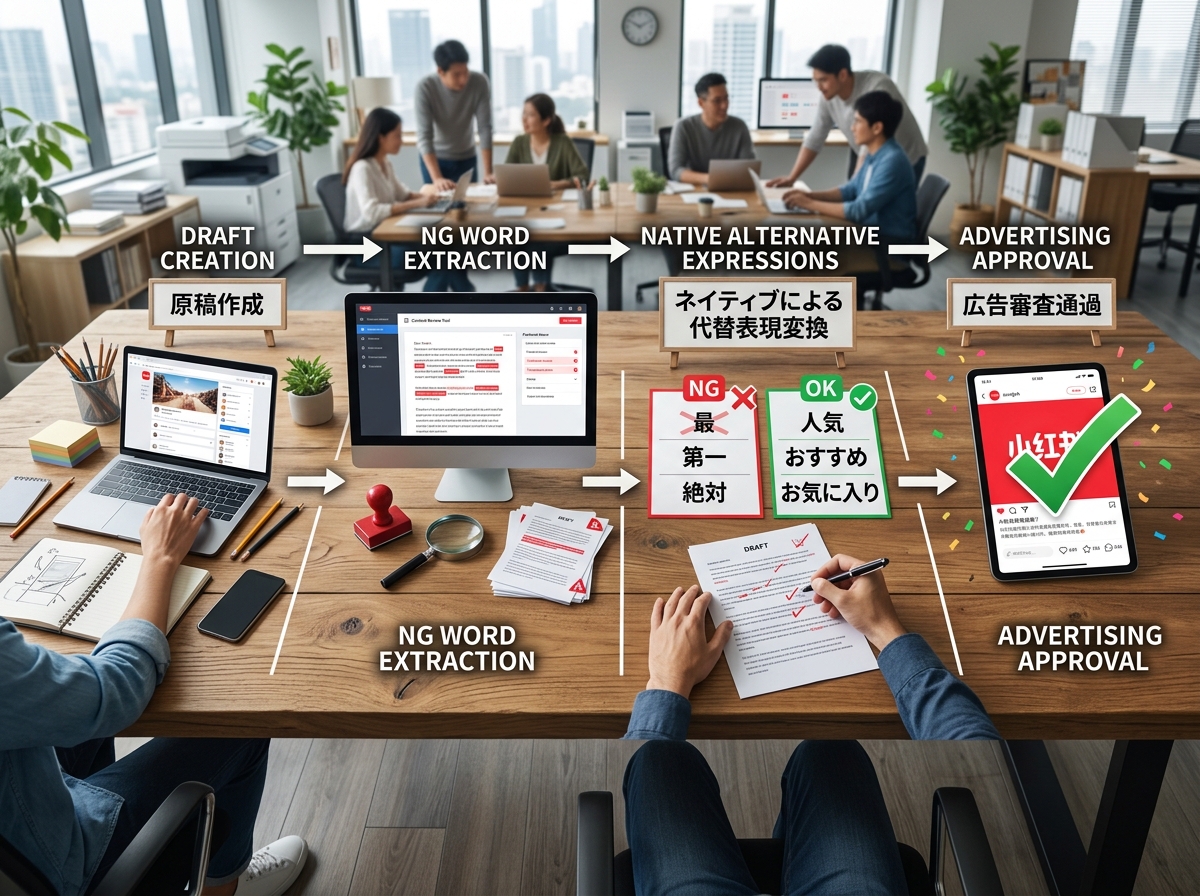 小紅書広告の審査NGワードとは?中国広告法に基づく対策と代替表現