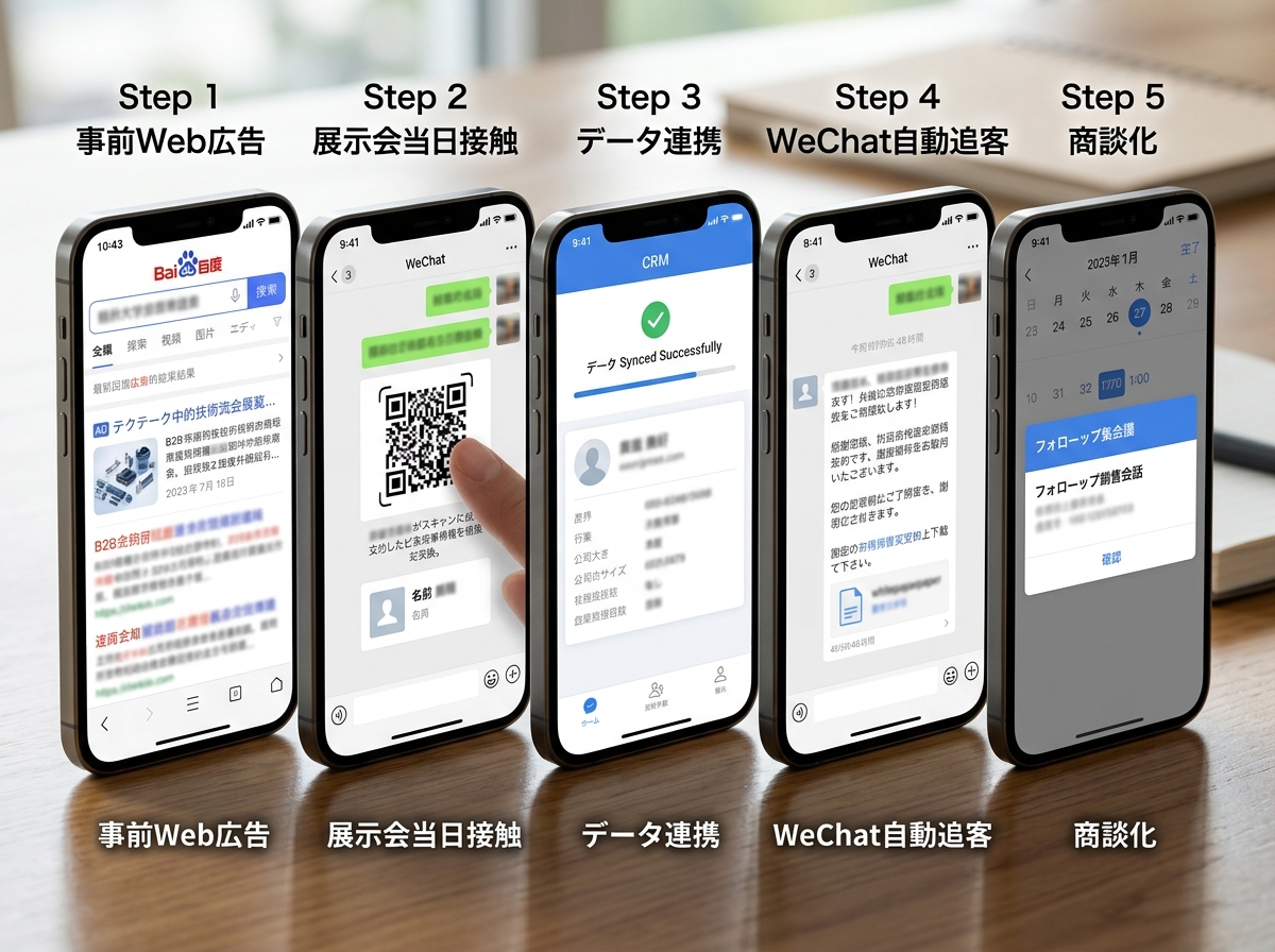中国 BtoB 展示会 出展 マーケティングで成功するリード獲得手法